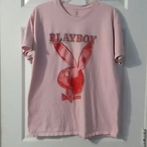 PINK Playboy  Large shirt